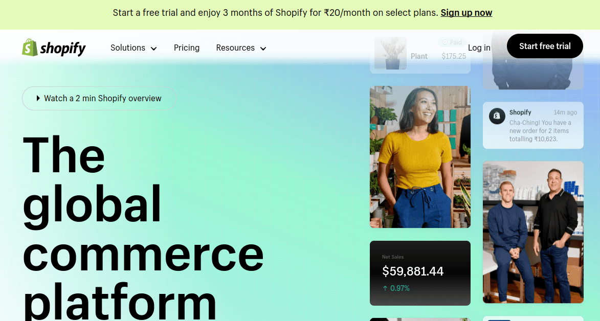 Shopify Screenshot