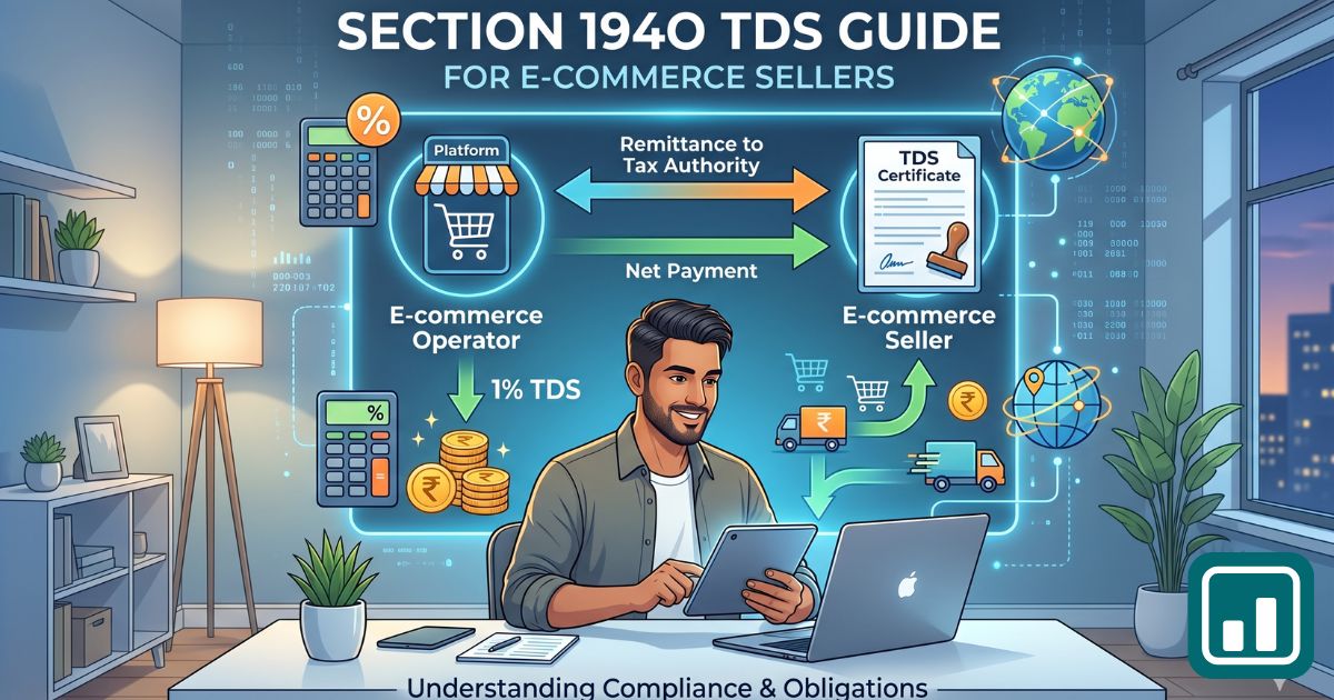 Section 194O Explained: The 0.1% TDS Every Amazon and Flipkart Seller Needs to Understand